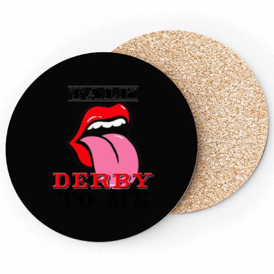 Novelty Talk Derby To Me Coasters