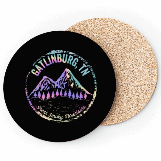 Gatlinburg Tennessee Great Smoky Mountain Souvenir Coasters