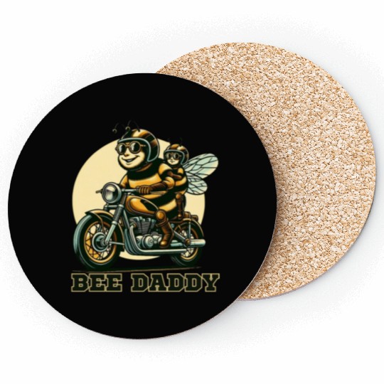 bee daddy bee father first sons super hero Coasters