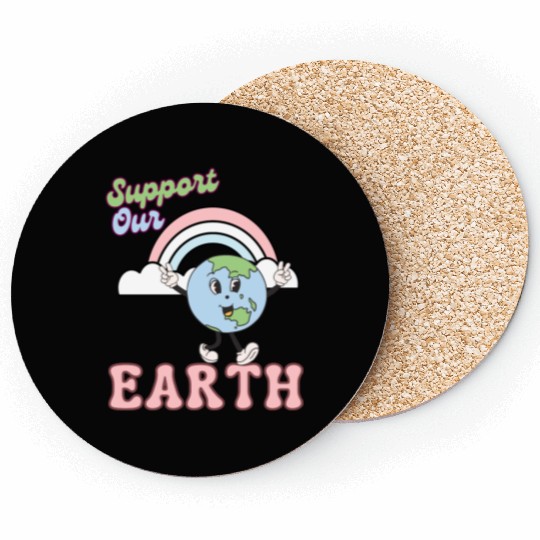 Support Our Earth Day Coasters