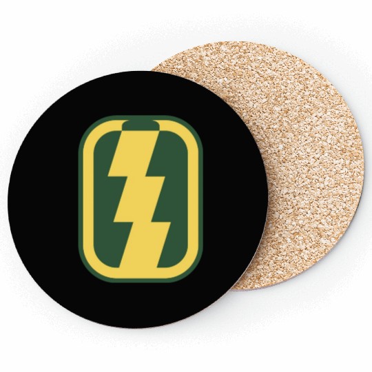 strong battery icon a green natural power source Coasters