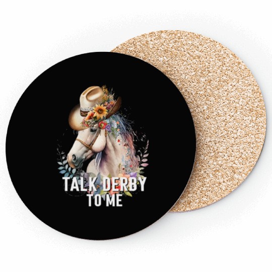 Talk Derby To Me Horse Racing Derby Day Coasters