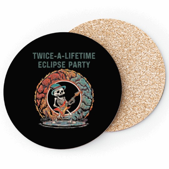 Twice A Lifetime Eclipse Party Coasters