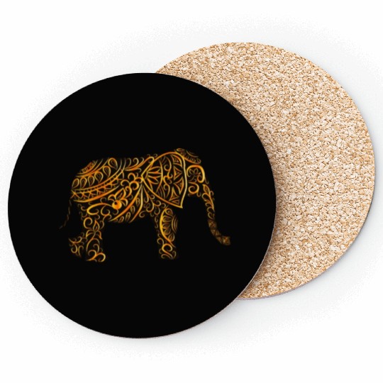 Elephant warm,African Elepha, Africa Elepha Coasters