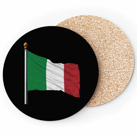 italy flag Coasters