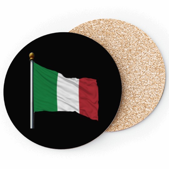 italy flag Coasters