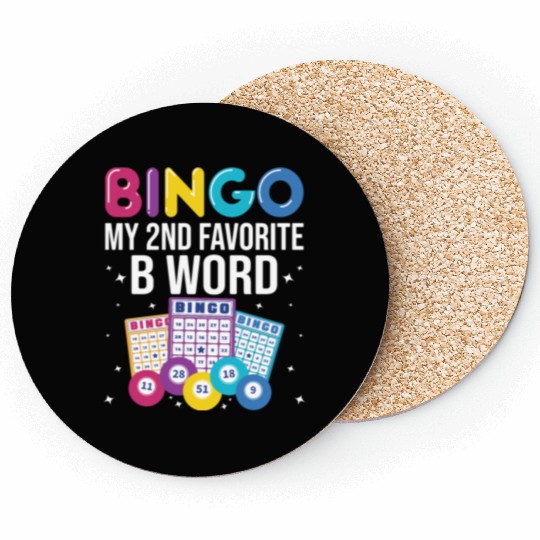 Funny Bingo Player Bingo Gaming Coasters
