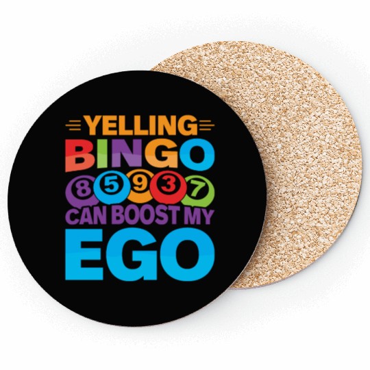 Funny Bingo Caller Coasters