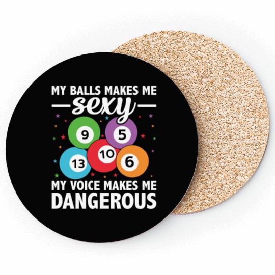 Funny Bingo Lover Coasters