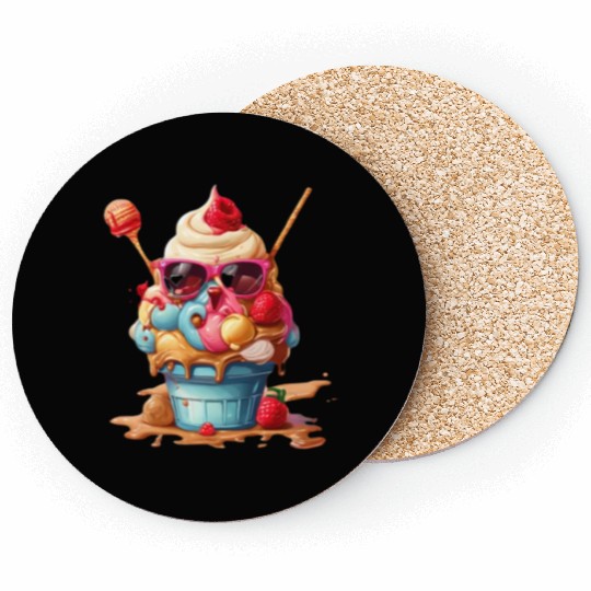 Ice Cream Coasters