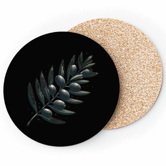 An olive Branch Coasters