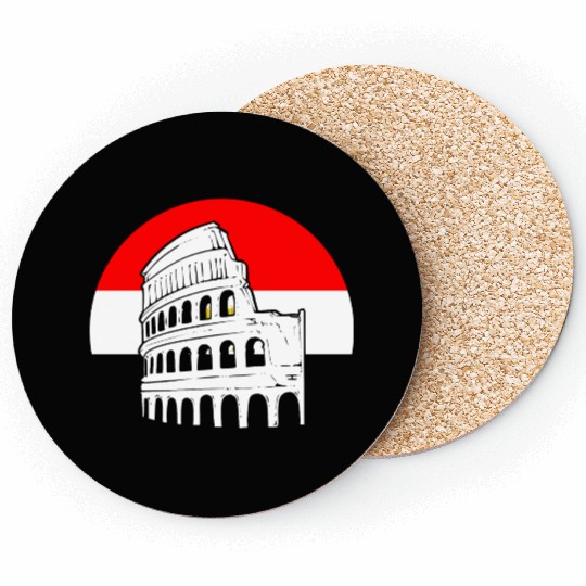 Rome Colosseum Sunset Event Coordinator Coasters