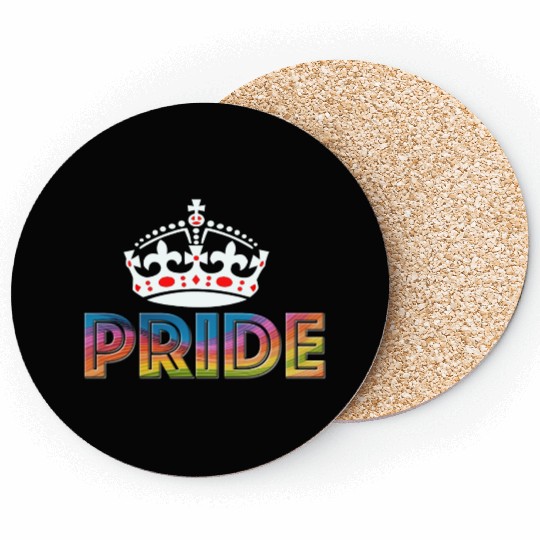 Keep Calm and Pride Coasters
