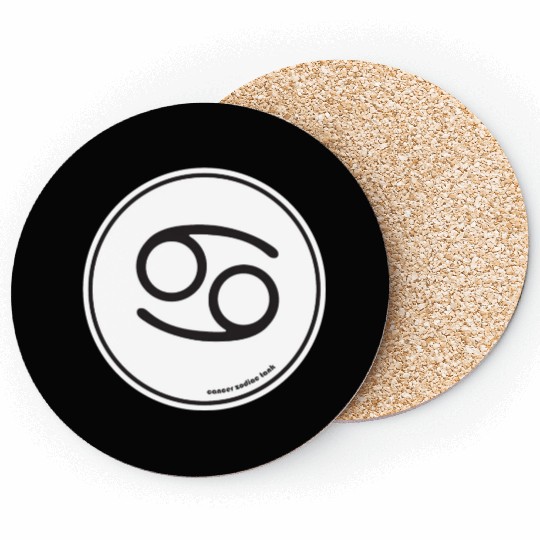 cancer zodiac tank Coasters