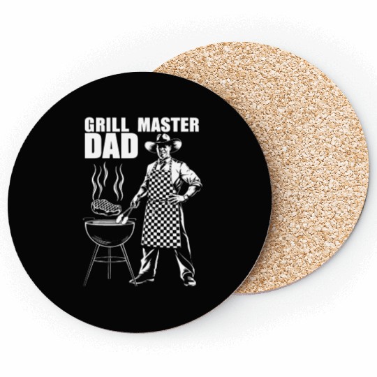 Grill Master Dad - Celebrate Your Hero Coasters