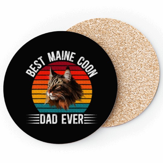 Best Maine Dad Ever Maine Owner Maine Lover Coasters