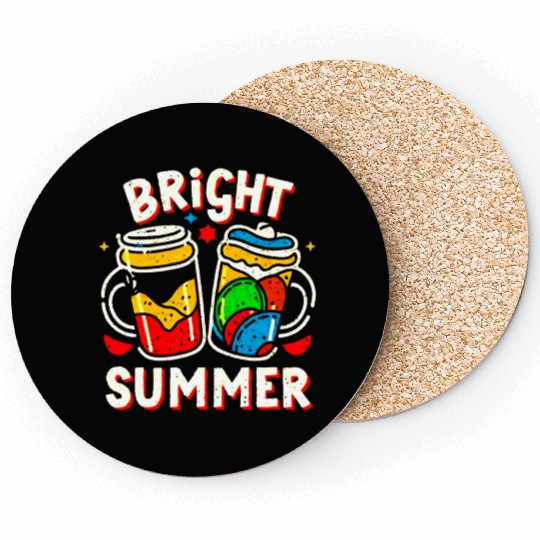 Bright summer colors Coasters