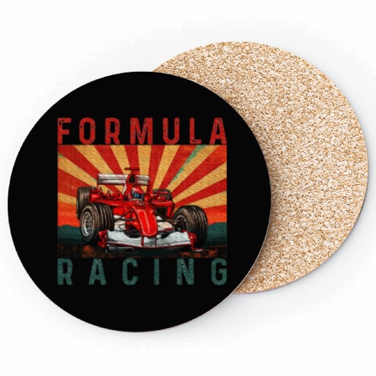 Formula Racing Lovers Race Car fan Coasters