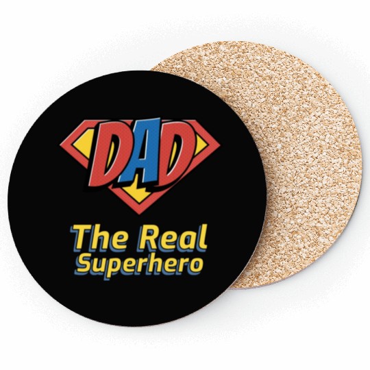 The real superhero : fathers day 2024 Coasters