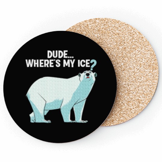 Best Polar Bear Design Polar Bear Lover Coasters
