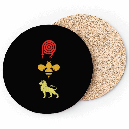Hose Bee Lion Coasters