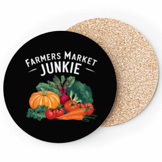 Farmers Market Farmer Agriculture Farming Food Coasters