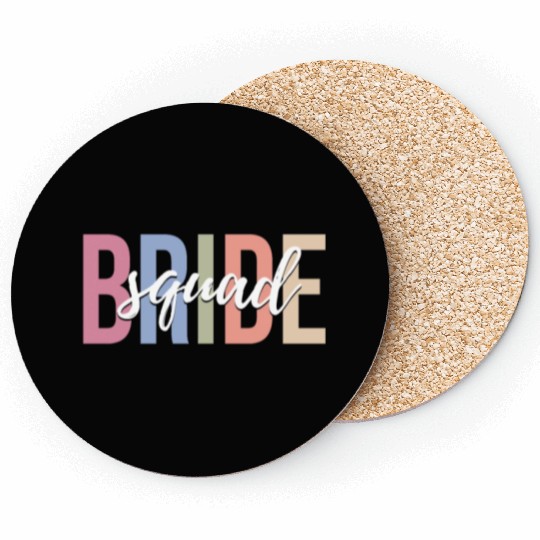 Bridal Party Bridesmaid Bachelorette Party Coasters