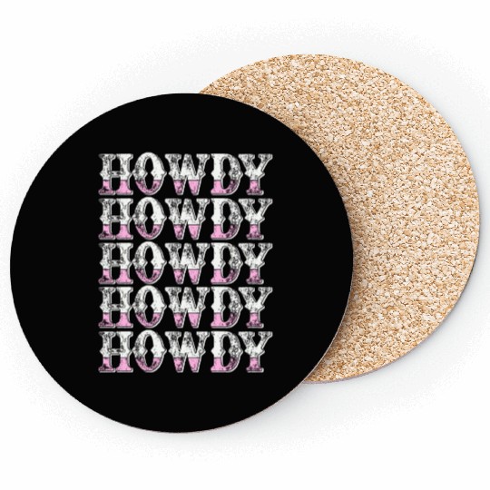 Western Country Texas Cowboy Hat Coasters