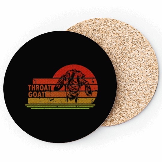 Throat Goat Goat Lover Gift Coasters