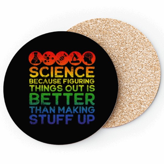 Science Lover, Science Teacher, Science Is Real Coasters