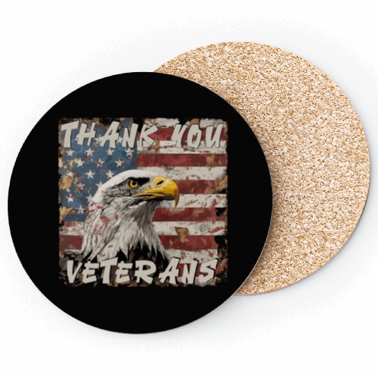 Veterans day 4th of Juli USA US Patriot Coasters