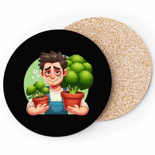 Broccoli Gardener Coasters