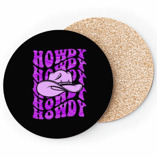 Western Country Texas Cowboy Hat Coasters