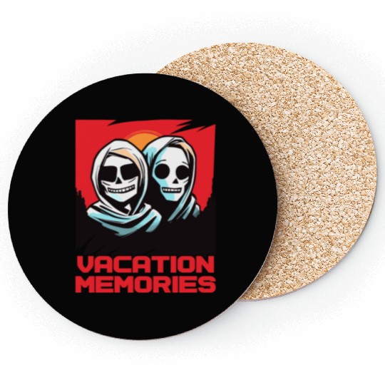 Strange Mummy: Vacation Memories Coasters