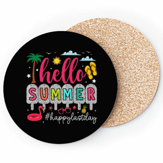 Happy Last Day of School Teacher Coasters