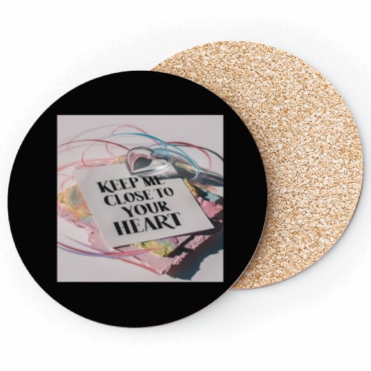 Keep me close to your heart Coasters