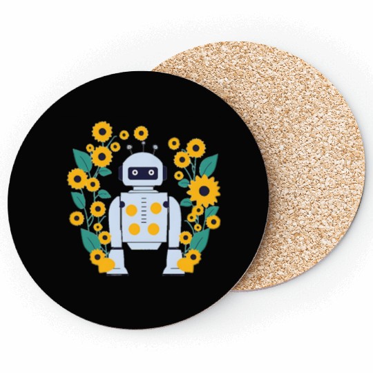 Spring robot Coasters