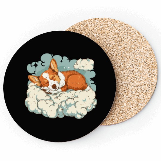 Corgi Cloud Dreamer Coasters