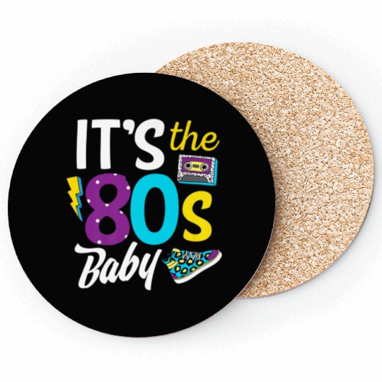 Vintage 80s Clothes Premium Coasters