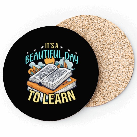 Literature Teacher It's A Beautiful Day To Reading Coasters