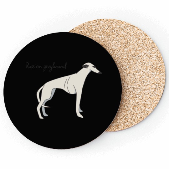 Russian greyhound Coasters