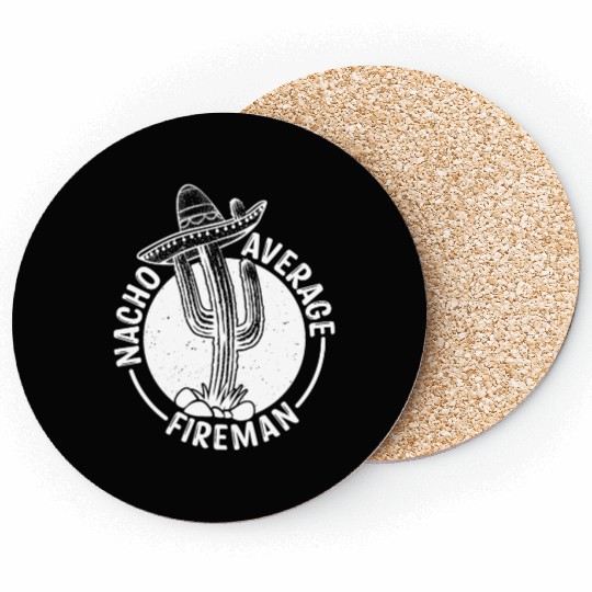 Nacho Average Fireman Coasters