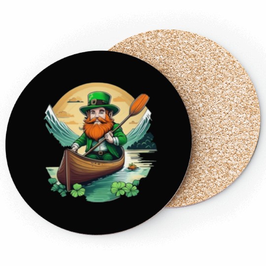 St. Patrick's Day Shamrock St Paddy's Day Kayak Coasters