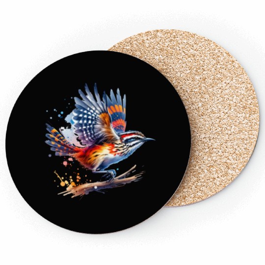 Australian Logrunner in Flight Coasters
