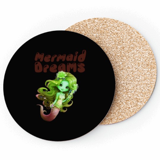 Mermaid Dreams and Summer Vibes Coasters