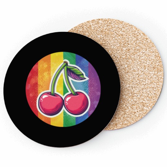 LGBTQ Cherry Coasters