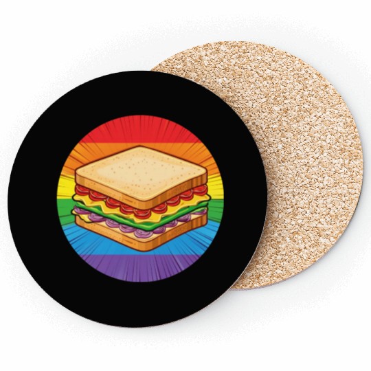 LGBTQ Sandwich Coasters