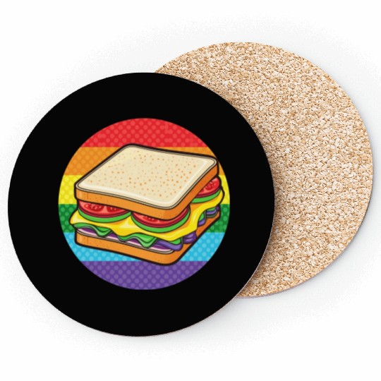 LGBTQ Sandwich Coasters