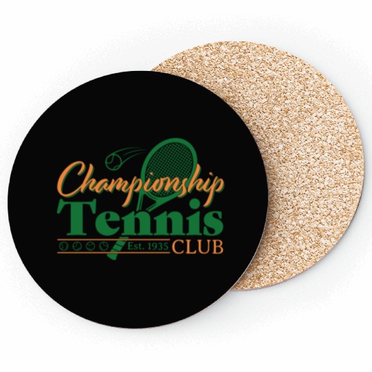 Tennis Club Coasters