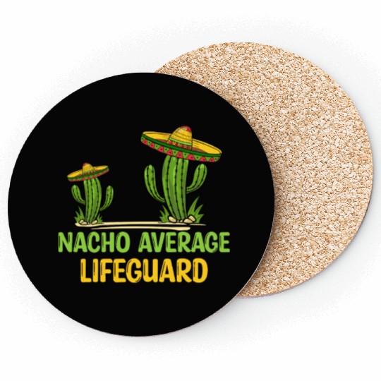 Nacho Average Lifeguard Coasters